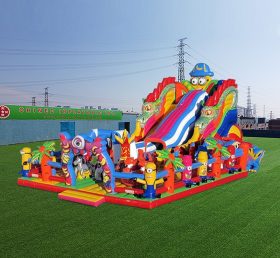 T6-1116 Minions theme inflatable park