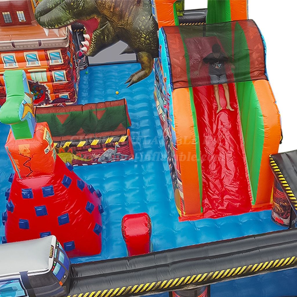 T6-1102 Jurassic theme inflatable combination