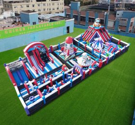 GF2-128 Spaceship theme playground infla...