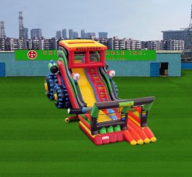 T8-4515 Truck Inflatable Dry Slide