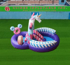 T8-4595 Small Unicorn Water Slide