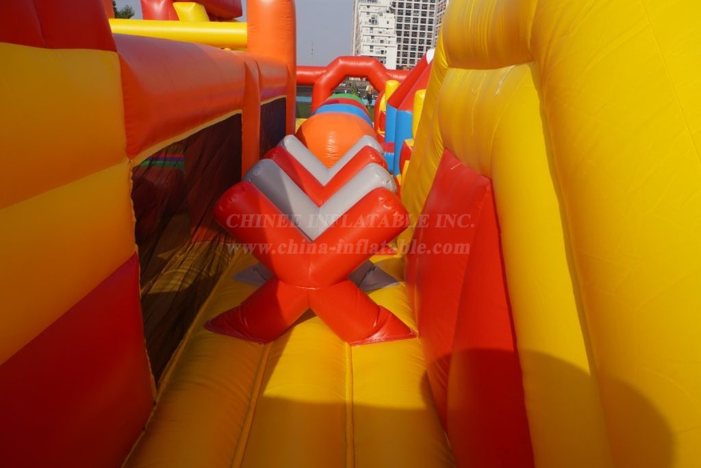 GF2-087 200m² Giant Inflatable Obstacle Course Park