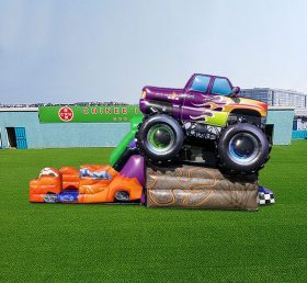 T2-7055 Monster Truck Bounce House and S...