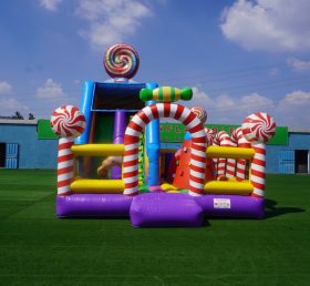 T6-3560C Candy Bouncy Castle With Slide