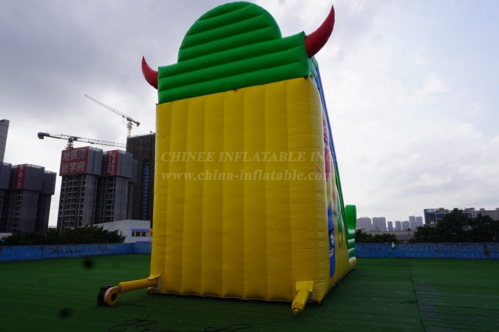 T8-1416B Devil Themed Inflatable Slide