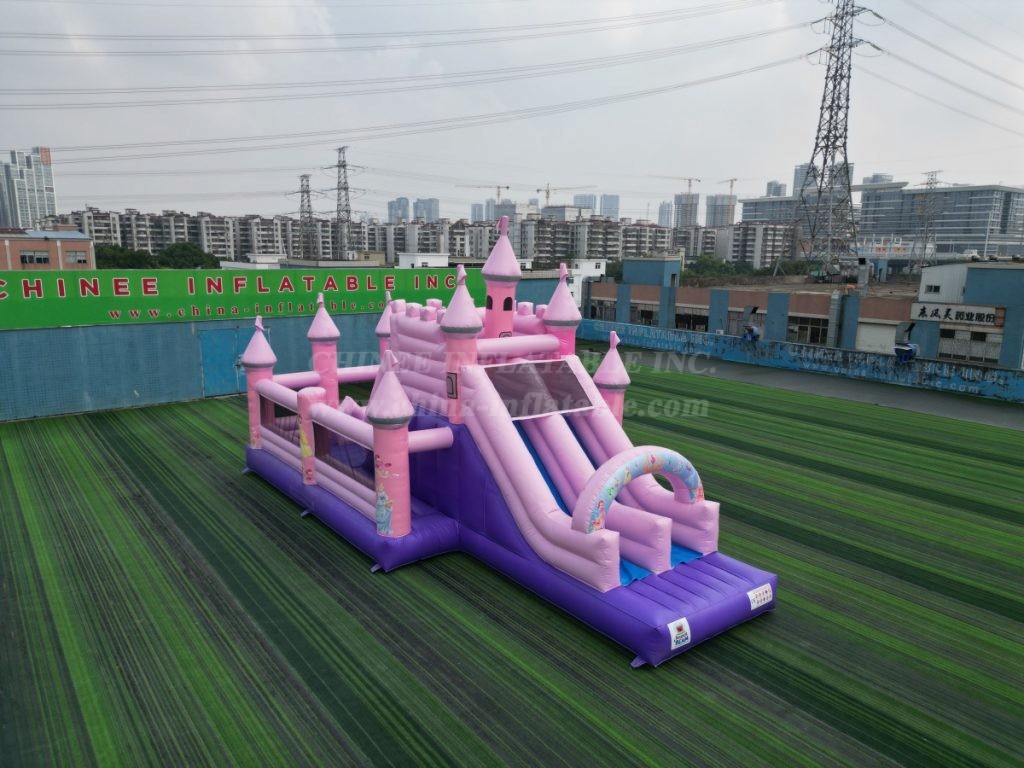 T2-8391 Princess Parties Inflatable Castles