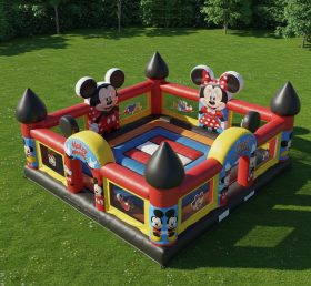 T2-8543 Mickey & Minnie Inflatable Castl...