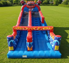 T8-8007 Blaze Monster Inflatable Dry Sli...