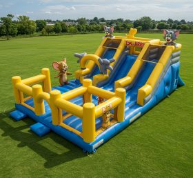 T8-8072 Tom and Jerry Inflatable Dry Sli...