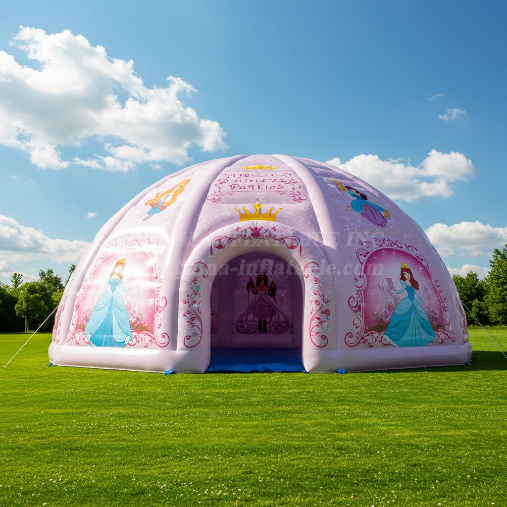 Tent1-4882 Princess Parties Inflatable Dome