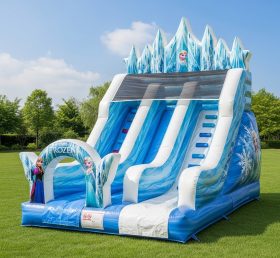 T8-8181 Frozen Theme Inflatable Dry Slid...