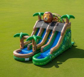 T8-8628 Jungle Theme Inflatable Water Sl...