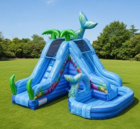 T8-8480 Mermaid Theme Inflatable Water S...