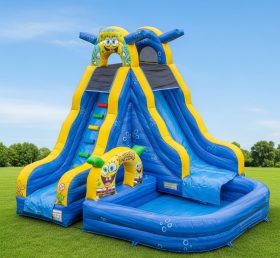 T8-8544 Spongebob Theme Inflatable Water...