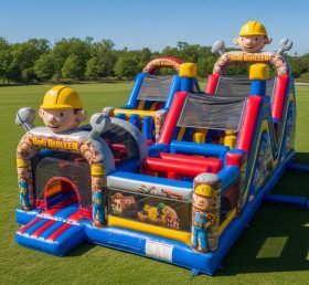 T7-3605 Bob The Builder Inflatable Obsta...