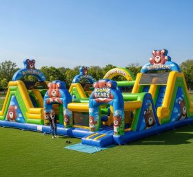 T6-6148 Boonie Bears Inflatable Playgrou...