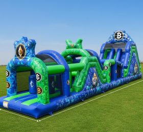 T7-3611 Cryptocurrency Inflatable Obstac...