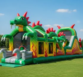 T7-3616 Dragon Inflatable Obstacle Cours...