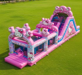 T7-3626 Hello Kitty Inflatable Obstacle ...