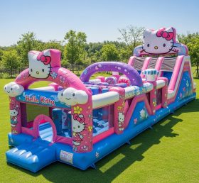 T7-3627 Hello Kitty Inflatable Obstacle ...