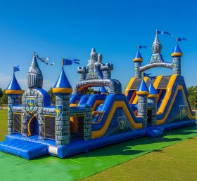 T7-3628 Knight Inflatable Obstacle Cours...