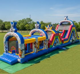 T7-3631 Looney Tunes Inflatable Obstacle...