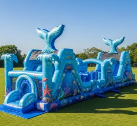 T7-3633 Mermaid Inflatable Obstacle Cour...
