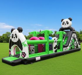 T7-3648 Panda Inflatable Obstacle Course...