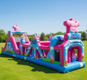 T7-3649 Peppa Pig Inflatable Obstacle Co...