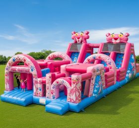 T7-3650 Pink Panther Inflatable Obstacle...