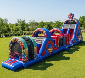 T7-3670 Superhero Inflatable Obstacle Co...