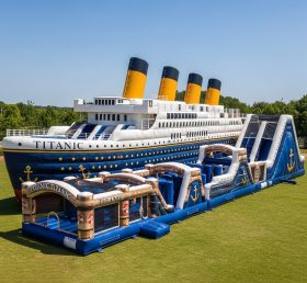 T7-3681 Titanic Inflatable Obstacle Cour...