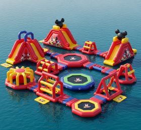 S224 Mickey & Minnie Theme Inflatable Wa...