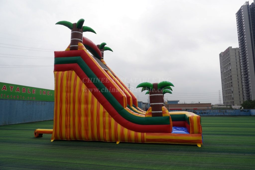 T8-5302B Tropical Inflatable Wet & Dry Slide