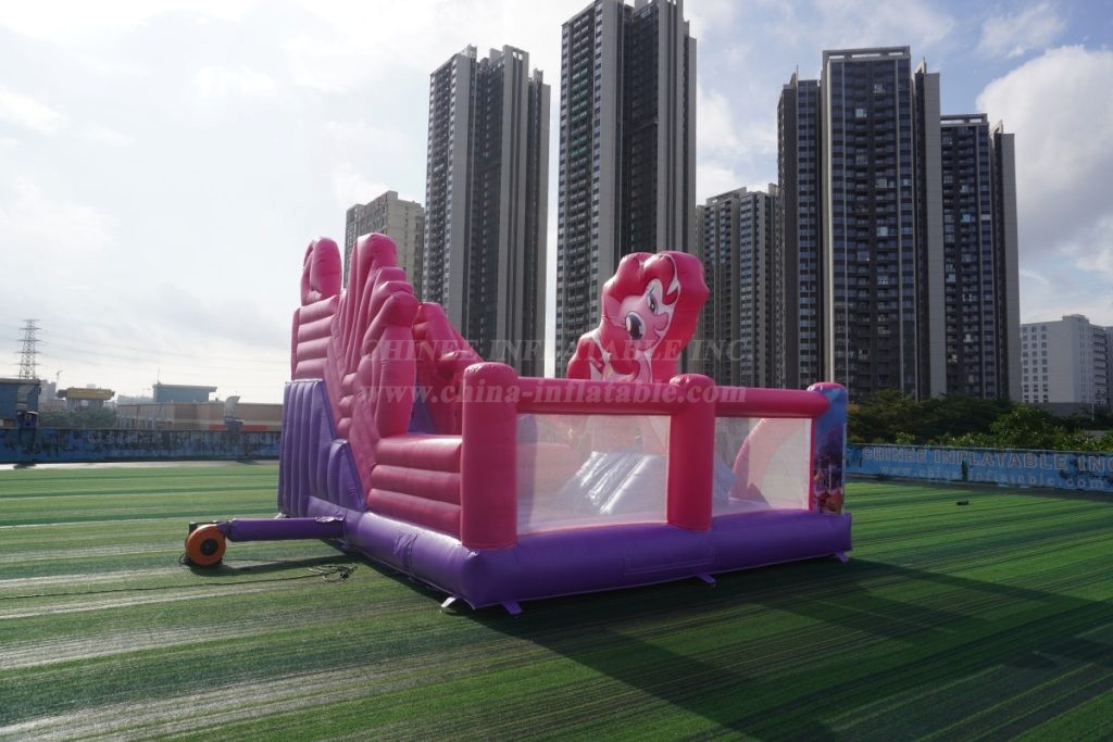 T8-1398C My Little Pony Bouncy Castle with Slide