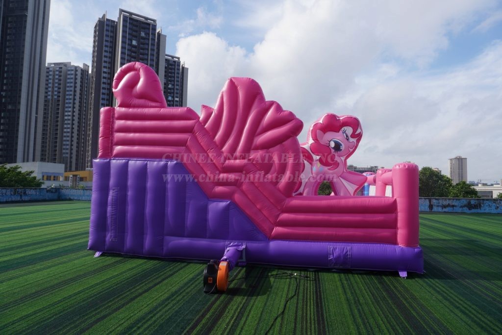 T8-1398C My Little Pony Bouncy Castle with Slide