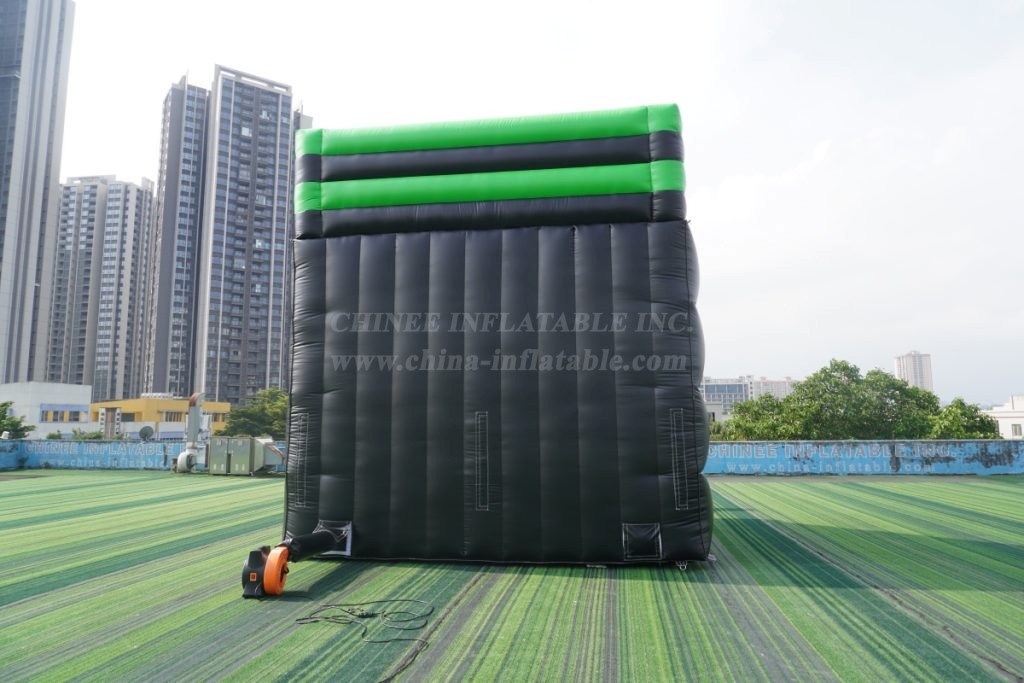 T8-7075 Inflatable Climbing Wall & Slide Combo