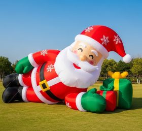 C1-409 Inflatable Santa Claus lying on h...