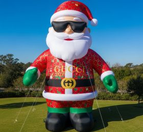C1-423 Inflatable Santa Claus wearing tr...