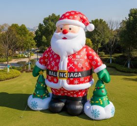 C1-429 Inflatable Santa Claus wearing tr...