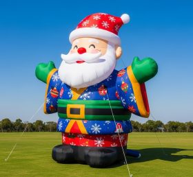 C1-448 Inflatable Santa Claus wearing a ...