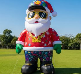 C1-453 Hip-hop style inflatable Santa Cl...
