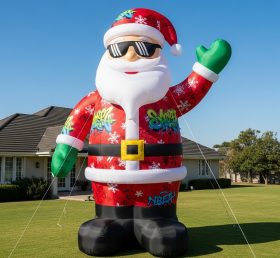 C1-455 Hip-hop style inflatable Santa Cl...