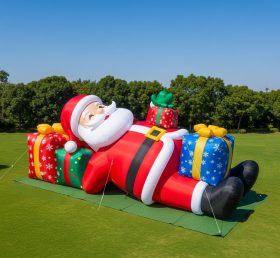 C1-467 Inflatable Santa Claus lying insi...