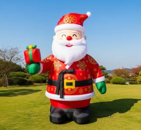 C1-472 Inflatable Santa Claus dressed in...