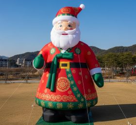 C1-477 Inflatable Santa Claus dressed in...