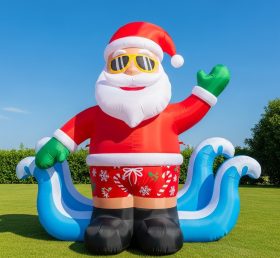 C1-482 Summer style inflatable Santa Cla...