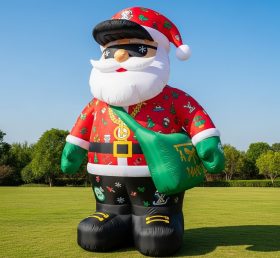 C1-483 Hip-hop style inflatable Santa Cl...
