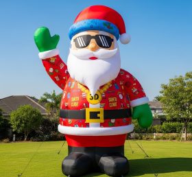 C1-486 Hip-hop style inflatable Santa Cl...