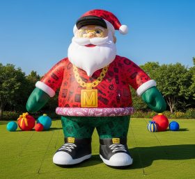C1-489 Hip-hop style inflatable Santa Cl...